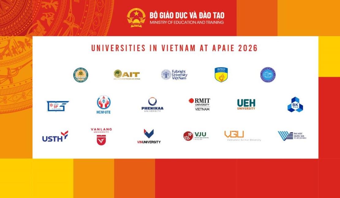 Lần đầu tiên Việt Nam tham gia Triển lãm Giáo dục quốc tế Châu Á - Thái Bình Dương 2026