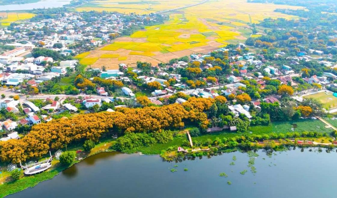 Hương Trà rực rỡ sắc sưa bay