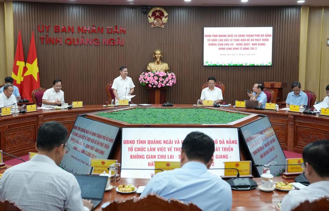 Thành lập Tổ công tác xây dựng đề án liên kết không gian phát triển giữa Đà Nẵng – Quảng Ngãi