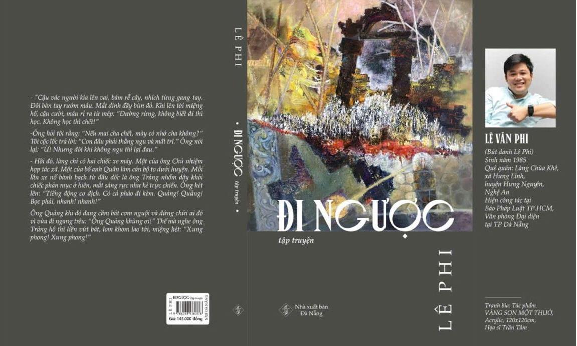 Bìa và tập truyện "ĐI NGƯỢC".