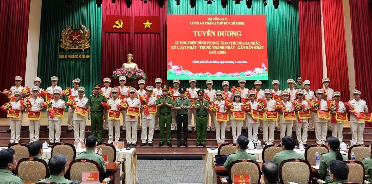 Công an TPHCM: Lan tỏa phong trào Ba nhất, tiếp thêm động lực giữ vững bình yên Thành phố