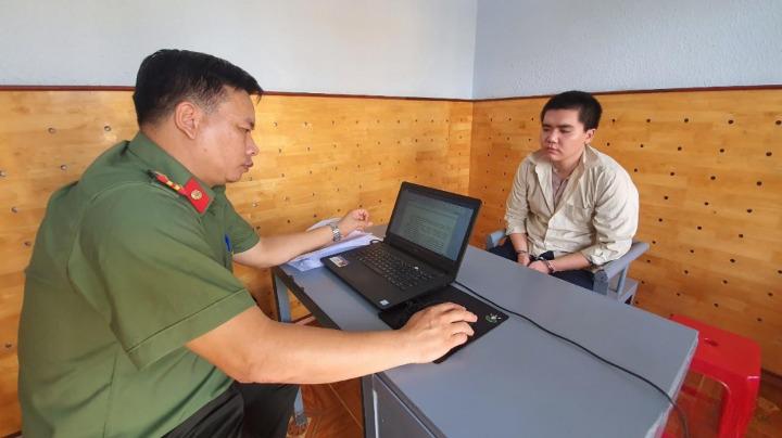 Cơ quan điều tra lấy lời khai 2 đối tượng Vũ và Nam