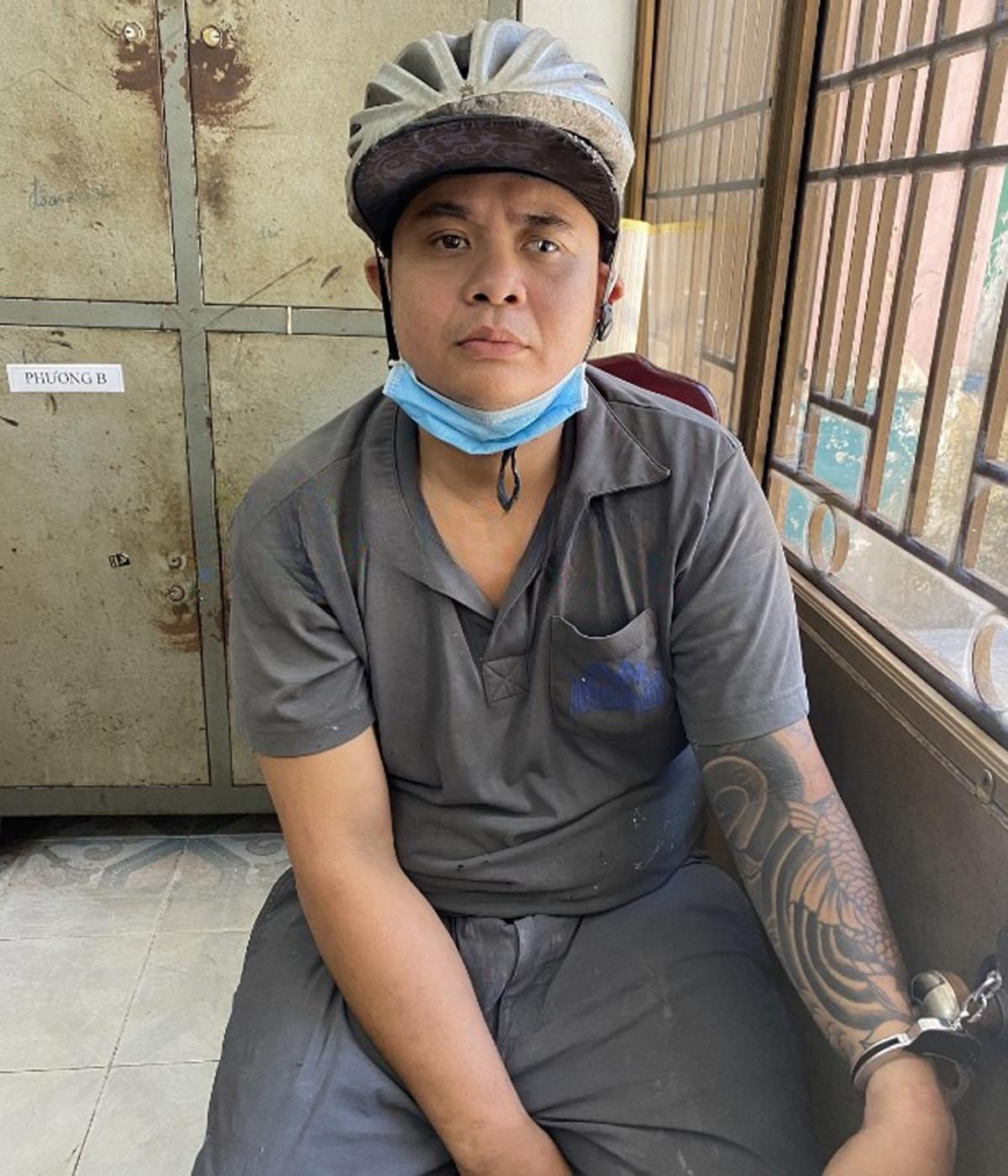 Đối tượng Thái Đình Khả bị cơ quan Công an bắt giữ.