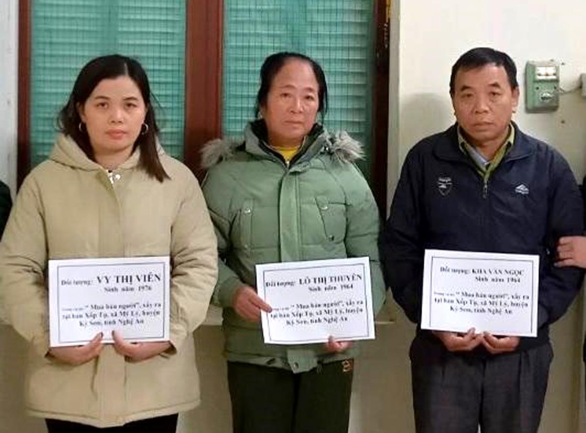 3 đối tượng liên quan bị bắt giữ.