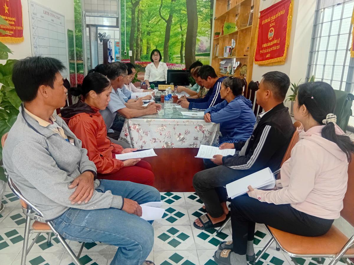 10 hộ dân phường Hòa Thọ Tây (quận Cẩm Lệ) được vay vốn từ Quỹ Hỗ trợ nông dân của Trung ương Hội Nông dân Việt Nam.