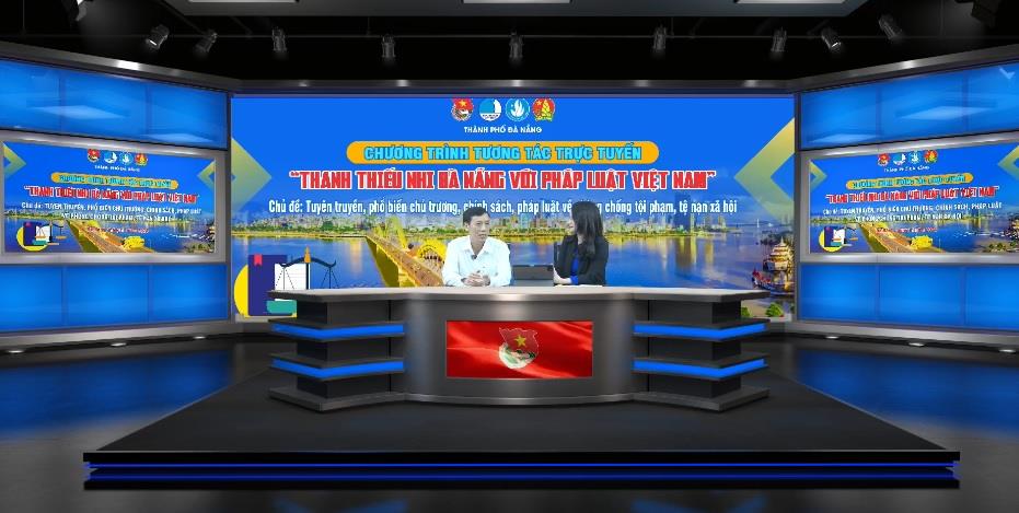 Thành Đoàn Đà Nẵng tổ chức chương trình tương tác trực tuyến “Thanh thiếu nhi Đà Nẵng với pháp luật Việt Nam”.