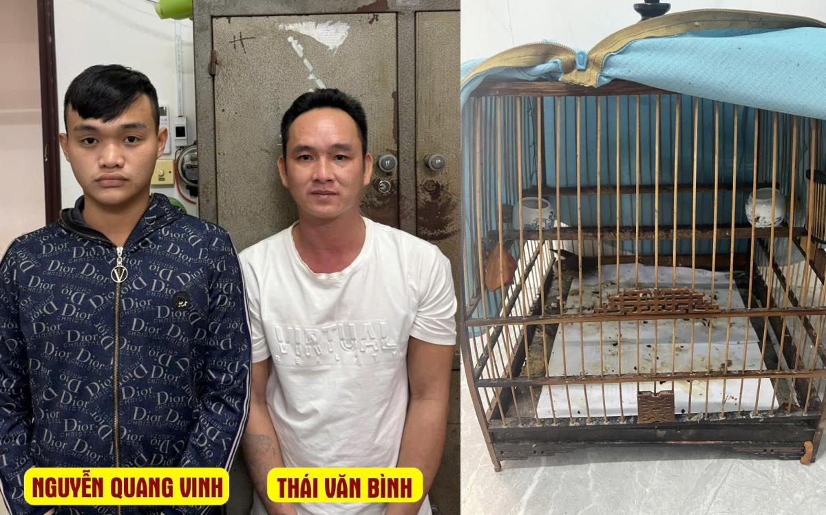 2 đối tượng cùng tang vật.