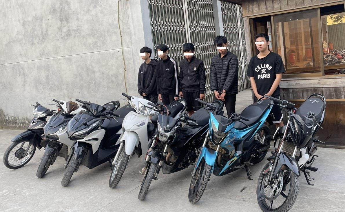CAQ Cẩm Lệ làm rõ nhóm 5 đối tượng có hành vi trộm cắp xe máy.