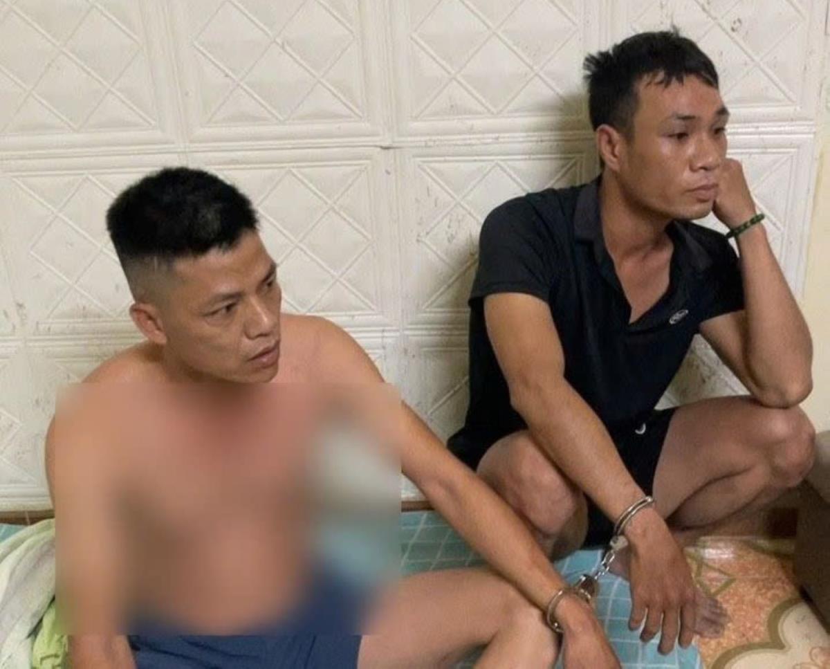 Hai đối tượng Nguyễn Văn Cường và Lê Đình Giang.