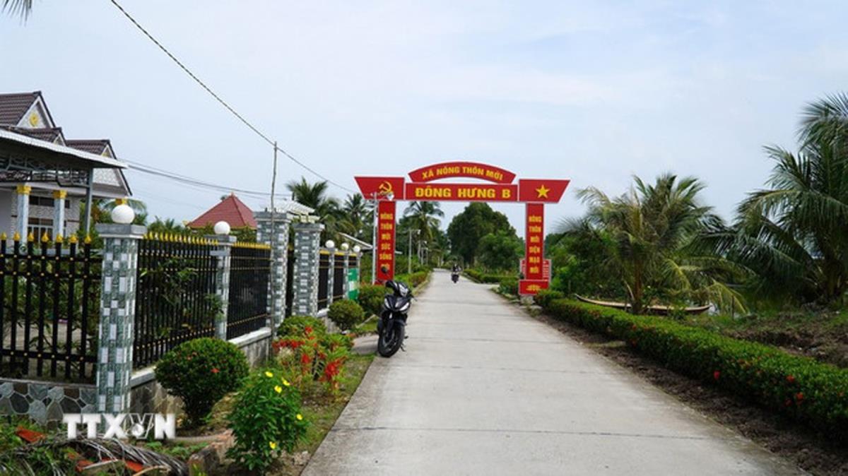 Tính đến hết ngày 30-6-2025, cả nước có 6.084/7.669 xã đã được công nhận đạt chuẩn nông thôn mới. Ảnh: TTXVN