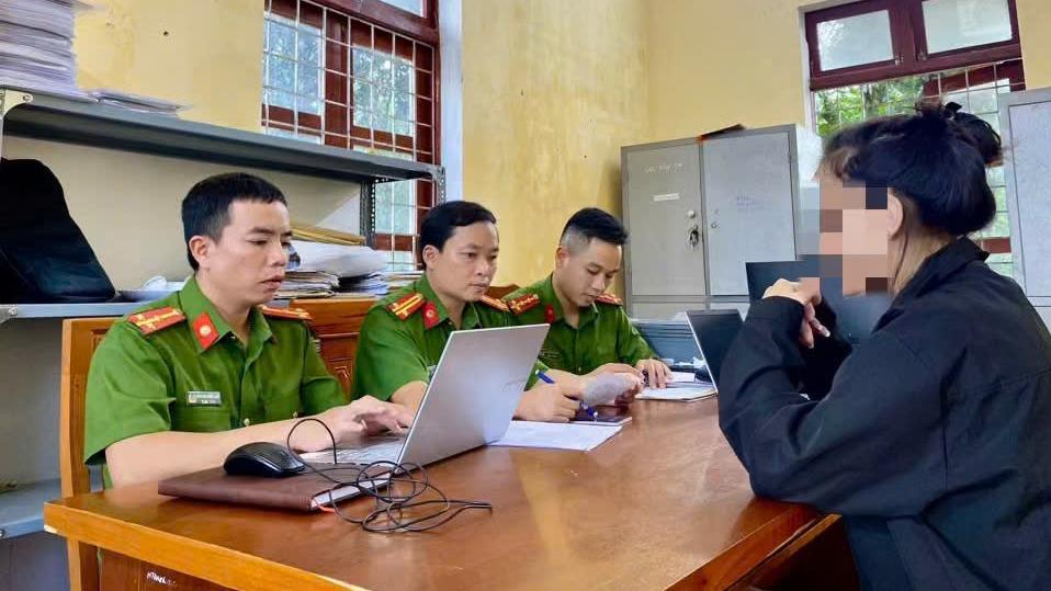 Chị Đ.T.V viết thư cảm ơn Công an xã Tuyên Phú.