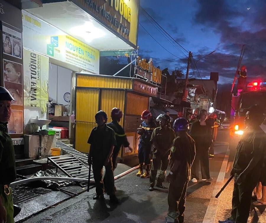 Hiện trường vụ cháy. (Ảnh: Duy Thanh)