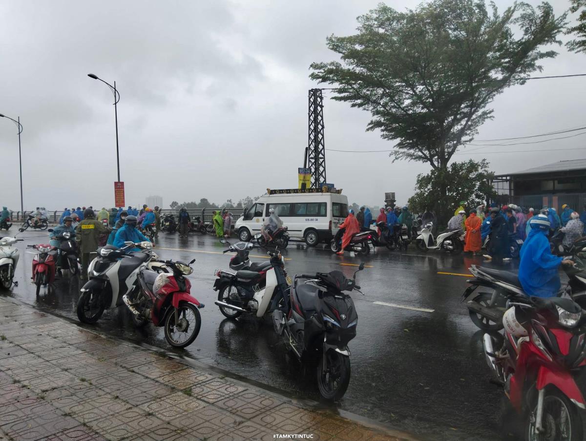 Hiện trường nơi bà S. gặp nạn.