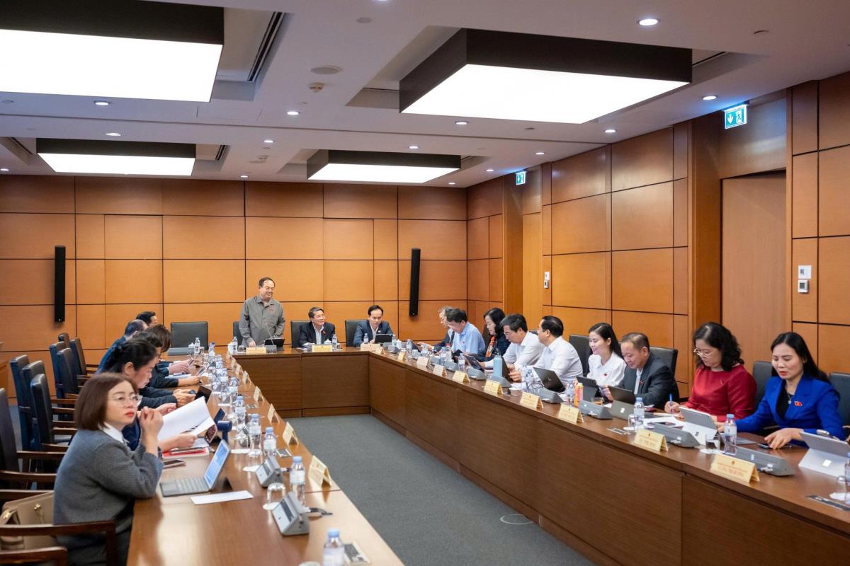 Phó trưởng Đoàn Đại biểu Quốc hội TP Đà Nẵng Nguyễn Duy Minh phát biểu thảo luận