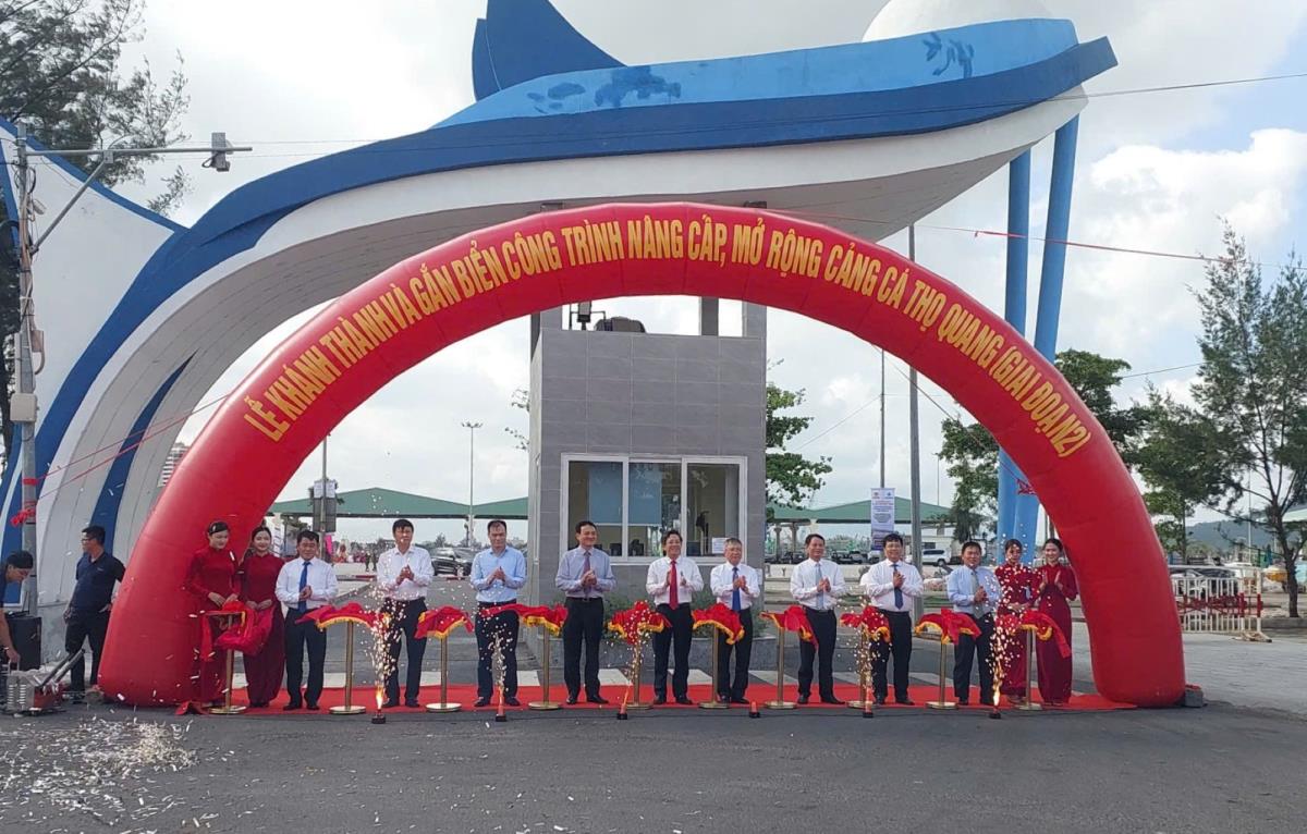 Ông Trần Nam Hưng, Phó Chủ tịch UBND TP Đà Nẵng phát biểu tại lễ khánh thành dự án.