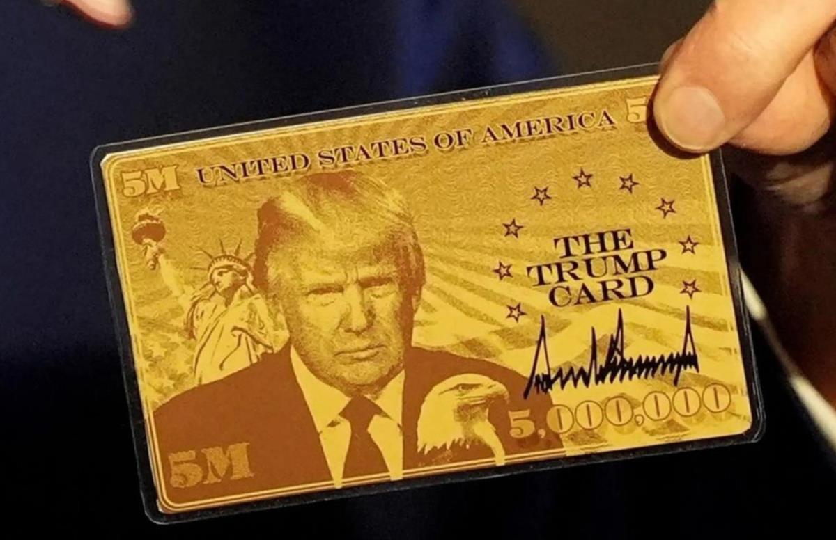 "Thẻ vàng định cư" được Mỹ công bố. Ảnh: Reuters