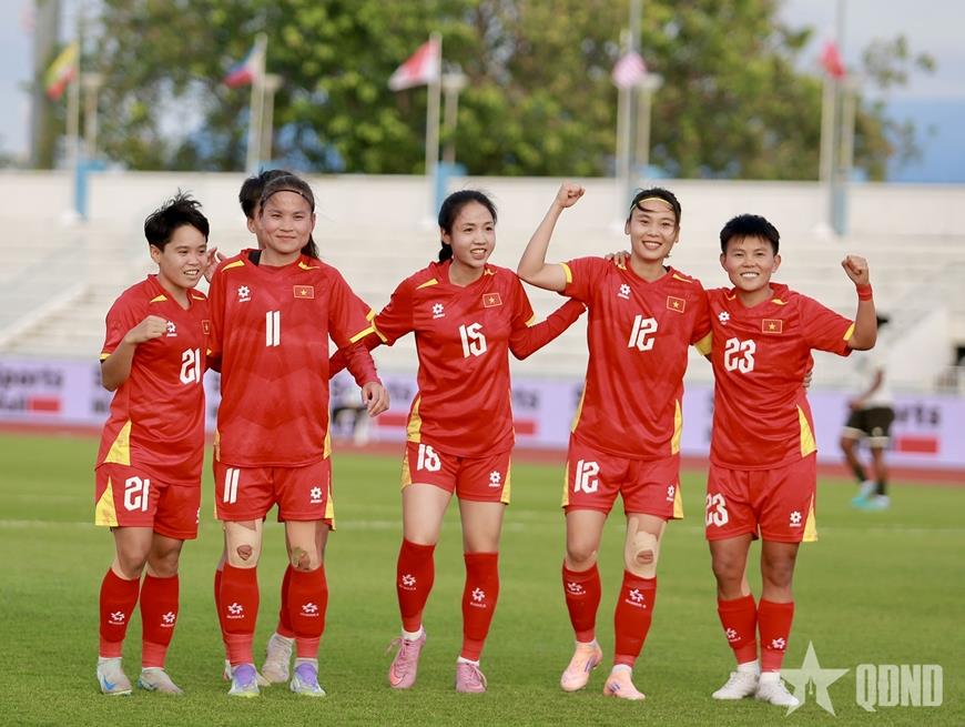 Bóng đá nữ đã hoàn thành 3 mục tiêu khi vào chung kết.