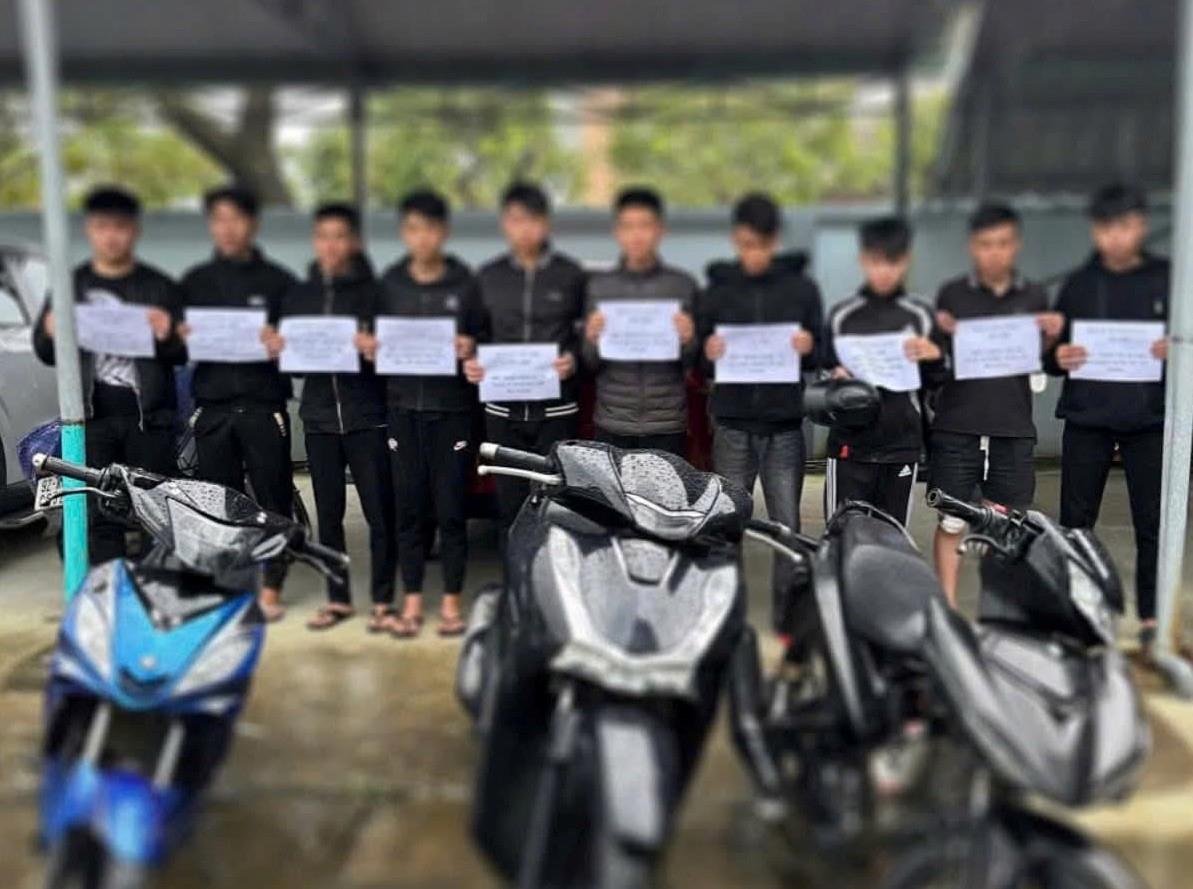 10 đối tượng liên quan đến vụ việc.