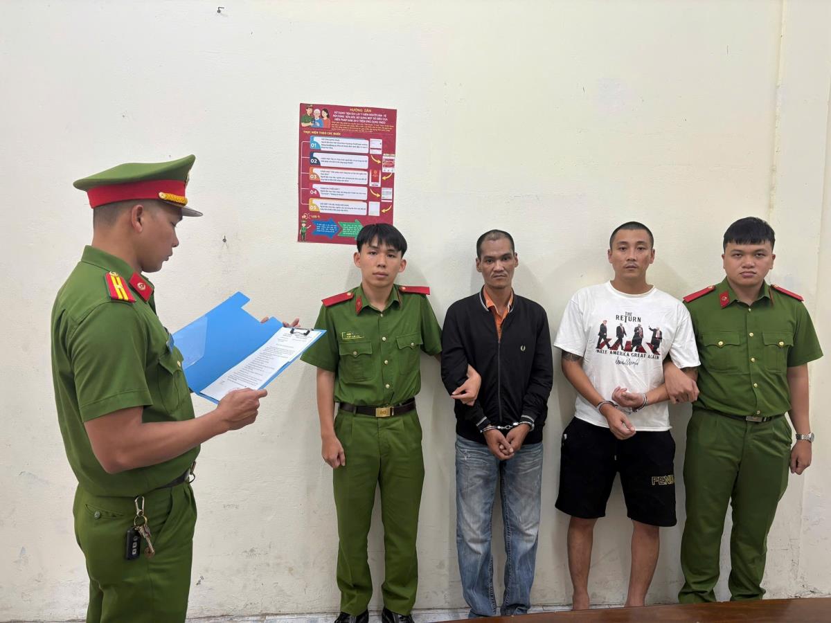 Cơ quan Công an bắt tạm giam đối tượng Dương.