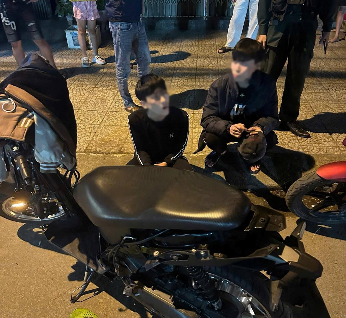 Một trường hợp vi phạm bị Tổ tuần tra 6743 phát hiện.