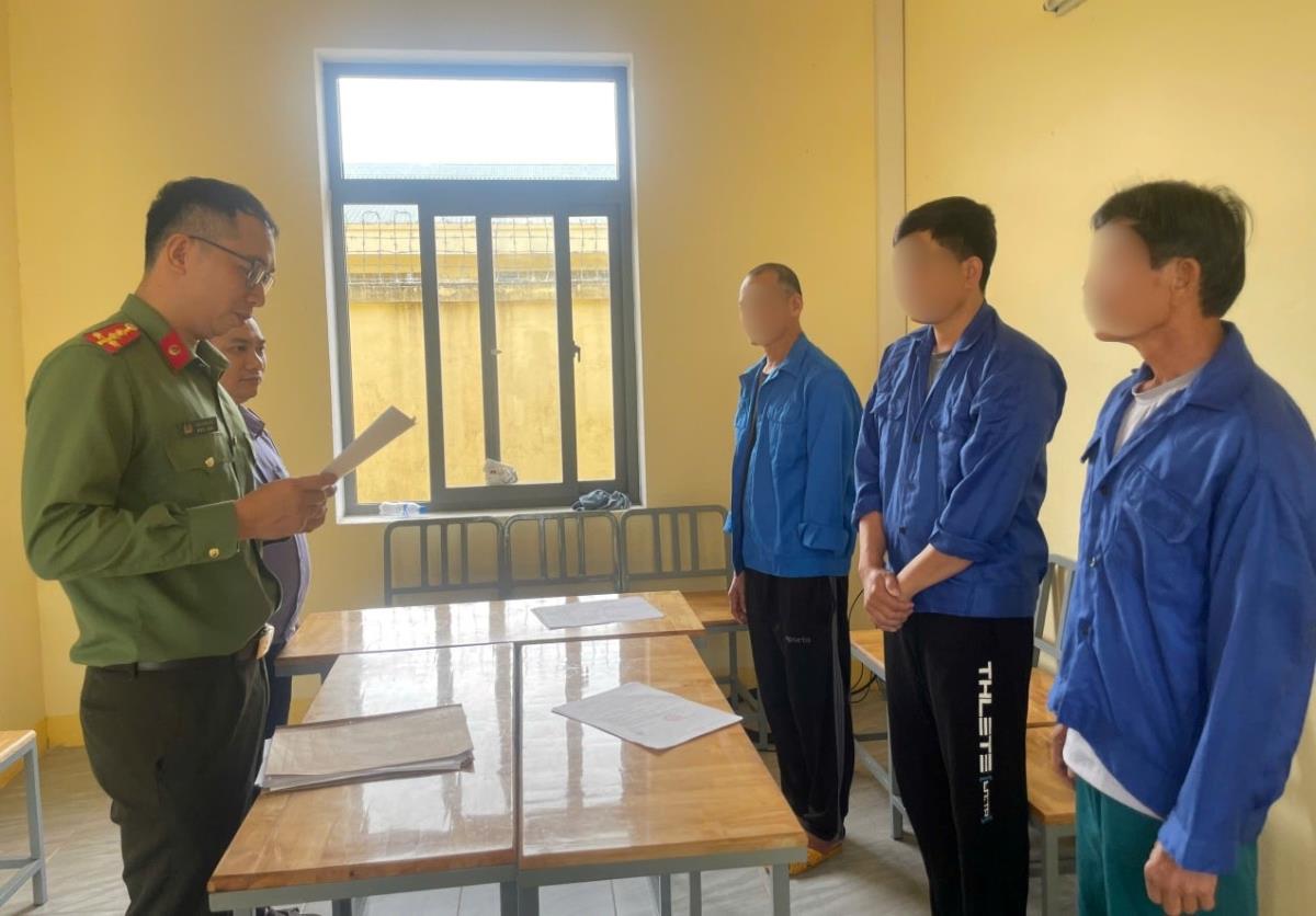 Cơ quan điều tra bắt tạm giam 3 đối tượng: S., Đ. và L.