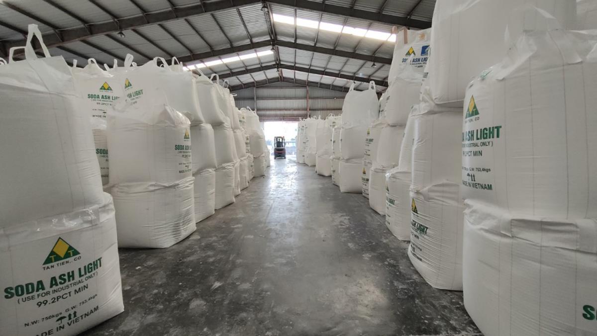 Sản phẩm của Nhà máy sô-đa Chu Lai khi còn hoạt động.