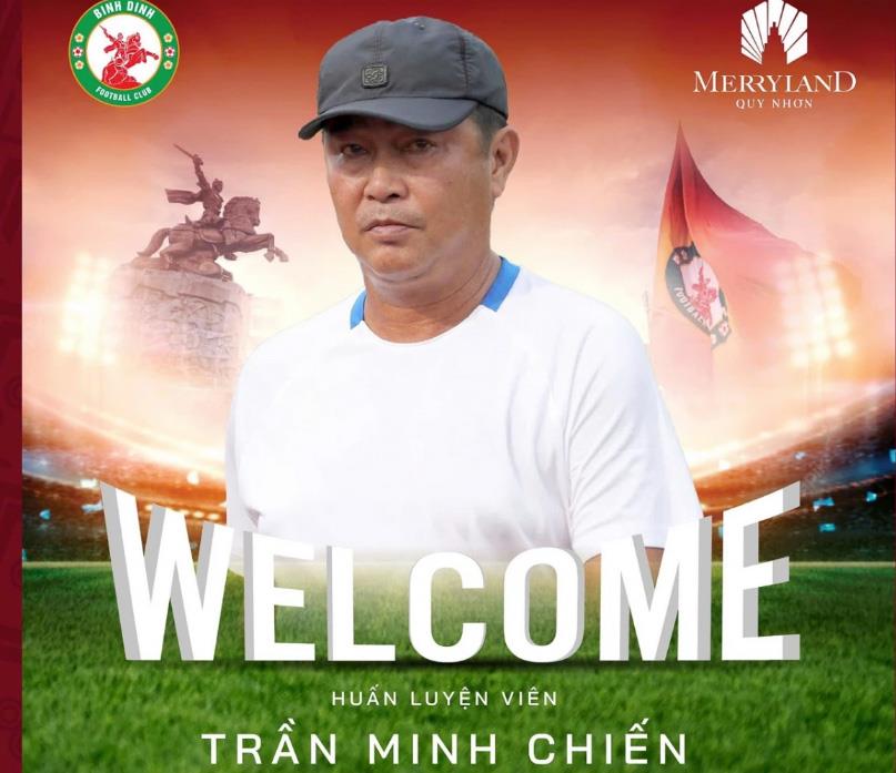 Trang chủ CLB Bình Định giới thiệu tân HLV trưởng Trần Minh Chiến