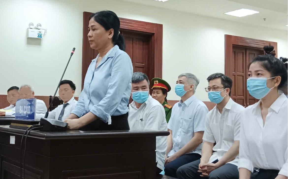 Bị cáo chủ mưu Mai Thị Hồng Hạnh tại phiên tòa phúc thẩm.