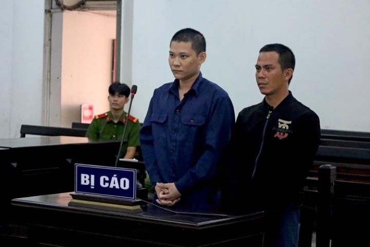 Hai bị cáo Nguyễn Chí Bảo và Trần Minh Hoàng.