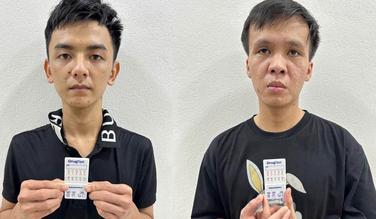 Hai đối tượng Đinh Văn Thành Lộc và Phạm Danh.