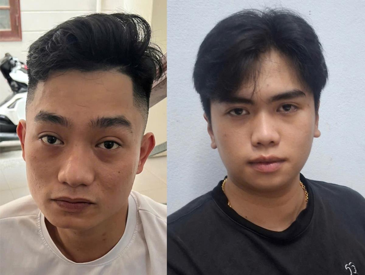 Hai đối tượng Nguyễn Quang Quy và Nguyễn Minh Kinh Kha.