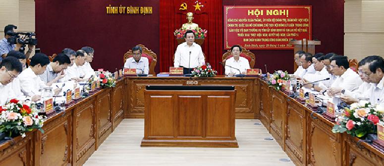 Quang cảnh buổi làm việc.