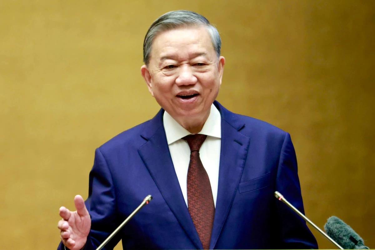 Tổng Bí thư Tô Lâm phát biểu tại một sự kiện (Ảnh: Minh Châu).