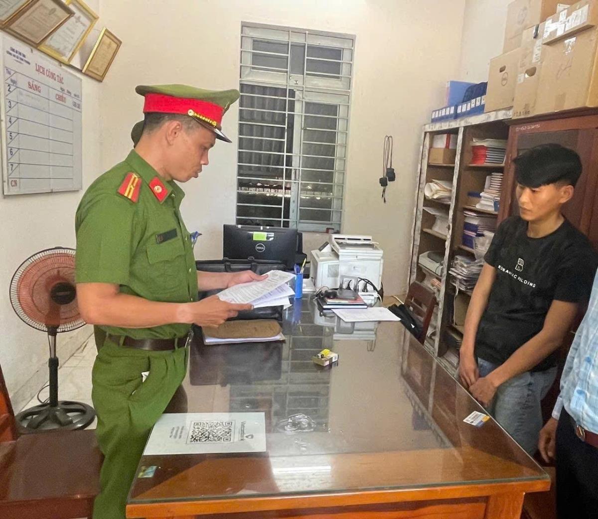 Cơ quan điều tra khởi tố bị can đối tượng Đoàn Quang Minh.