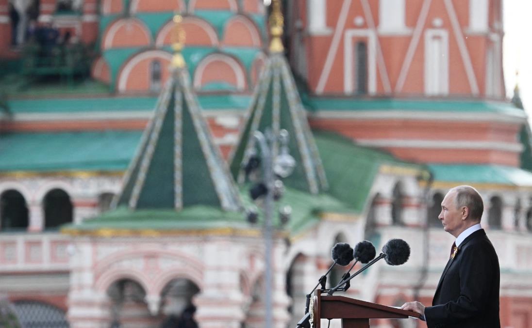 Đoàn Quân đội Nhân dân Việt Nam tham gia duyệt binh trên Quảng trường Đỏ. Ảnh: Reuters