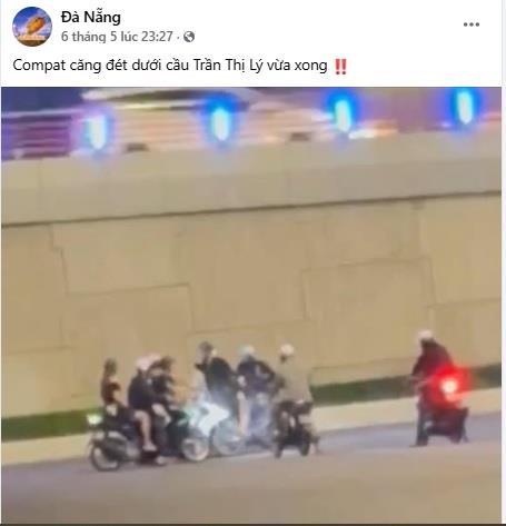 Đoạn clip lan truyền trên mạng về việc nhóm thanh thiếu niên đánh người giữa đường.