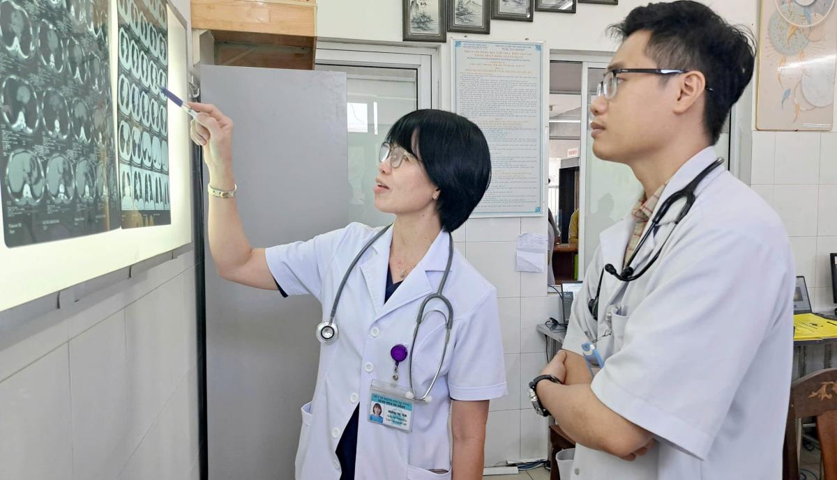 Hiện sức khoẻ của bệnh nhân đã ổn định, phổi thông khí tốt