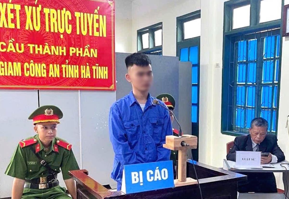 Bị cáo Nguyễn Hữu Đức tại phiên tòa.