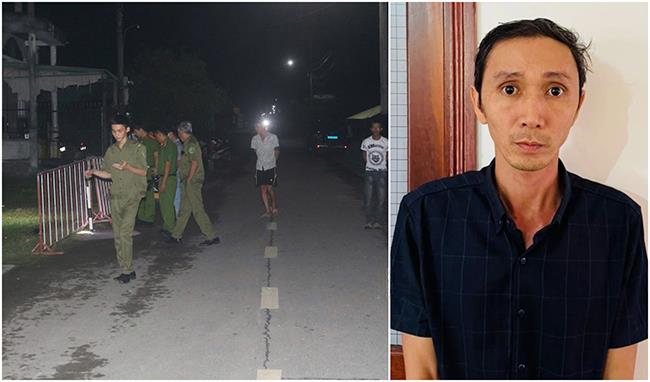 Hiện trường vụ giết người ở xã Phước An và đối tượng Nguyễn Duy Ngọc. Ảnh: B.B.Đ