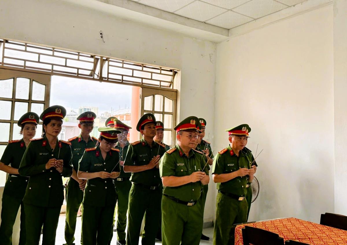 Lãnh đạo CAP Ngũ Hành Sơn gặp mặt lực lượng An ninh