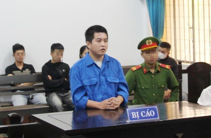 Bị cáo Vũ Hữu Đạt tại phiên tòa.