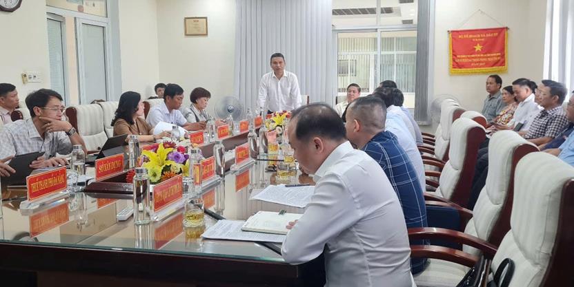 Phó Chủ tịch Thường trực UBND thành phố Hồ Kỳ Minh phát biểu tại buổi làm việc.