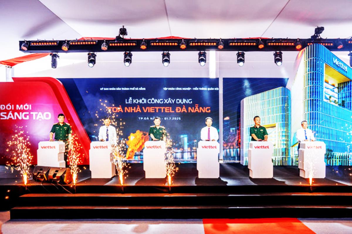 Phối cảnh Dự án Tòa nhà công nghệ cao Viettel tại TP Đà Nẵng.