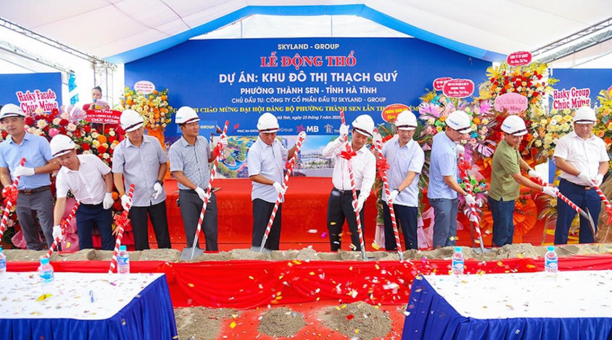 Lễ khởi công khu đô thị hơn 800 tỷ đồng.