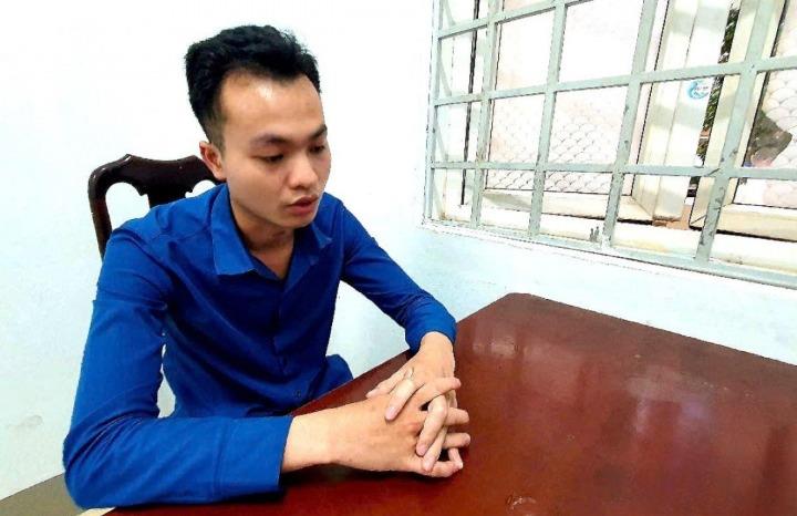 Đối tượng Chảo Láo Tả tại cơ quan Công an.