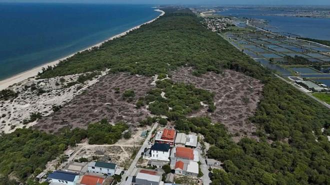 Lực lượng kiểm lâm xác định có 2,5843ha rừng phòng hộ và 0,5573ha rừng sản xuất bị khai thác.