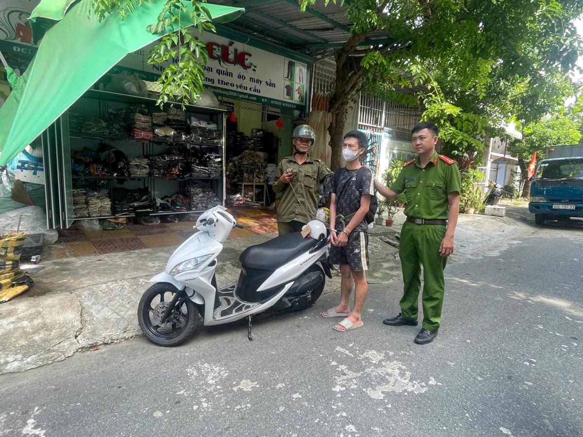 Chiếc xe máy do Nguyễn Văn Bình trộm.