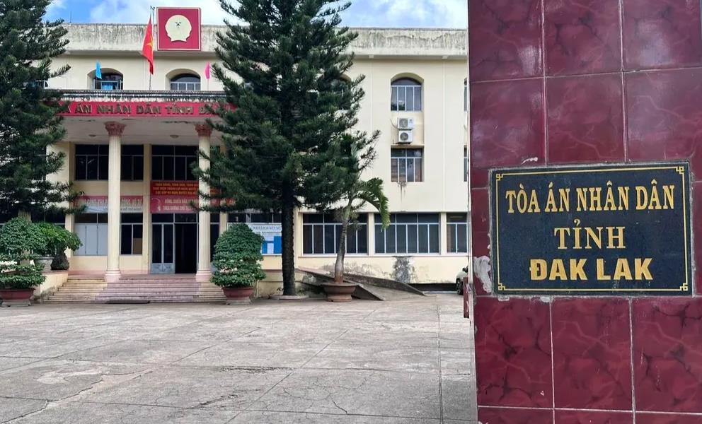 Toà án nơi ông Khánh làm việc.