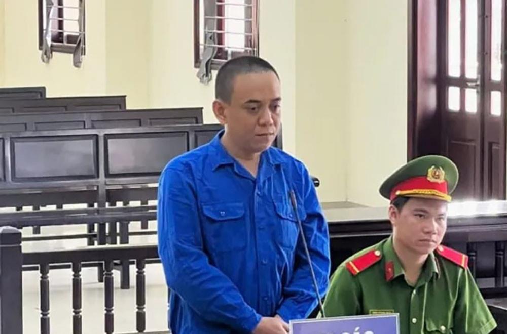 Bị cáo Nguyễn Văn Lâm tại phiên sơ thẩm. Ảnh: CTV