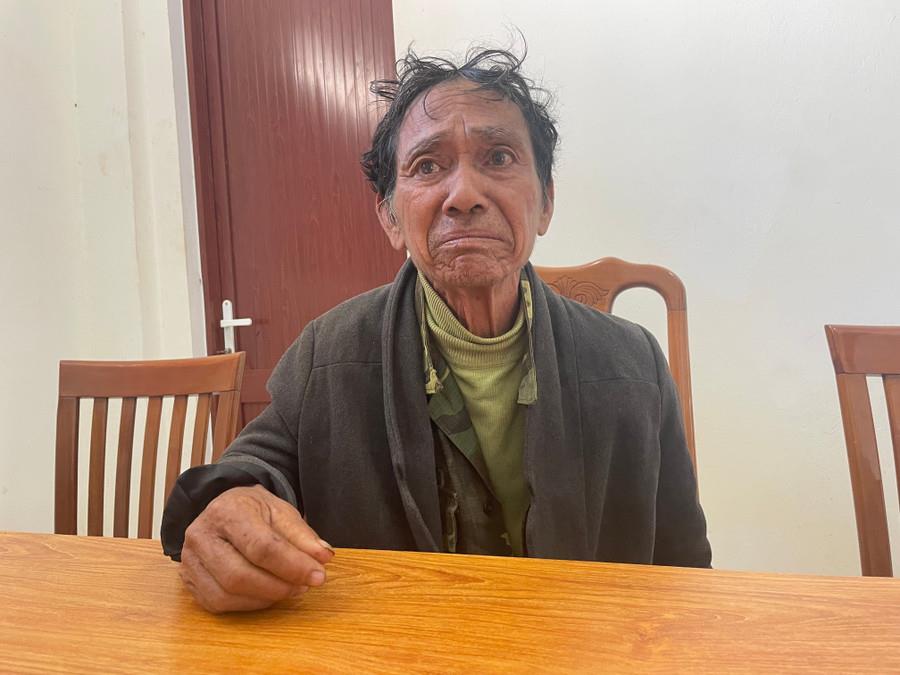 Nghi phạm ARơng bị cơ quan Công an bắt giữ.